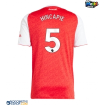 Moški Nogometni dresi Arsenal Piero Hincapie #5 Domači 2025-26 Kratek Rokav